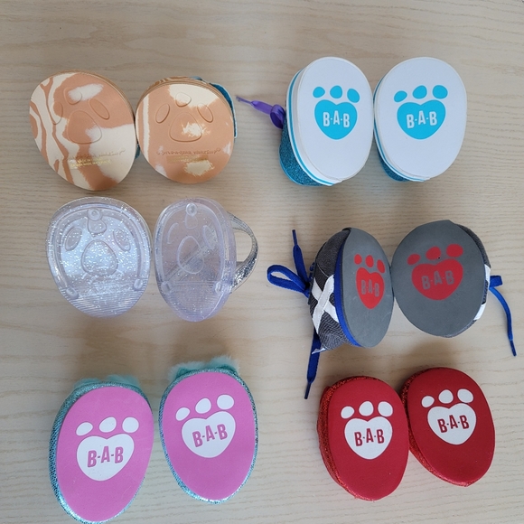 Build-A-Bear Shoes for Toys Bundle of 6 Pairs - Picture 3 of 15